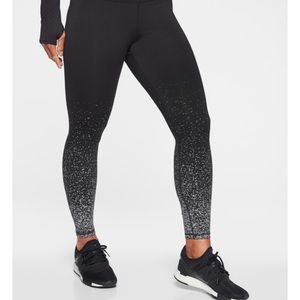 Athleta Contender Reflective Black Tight